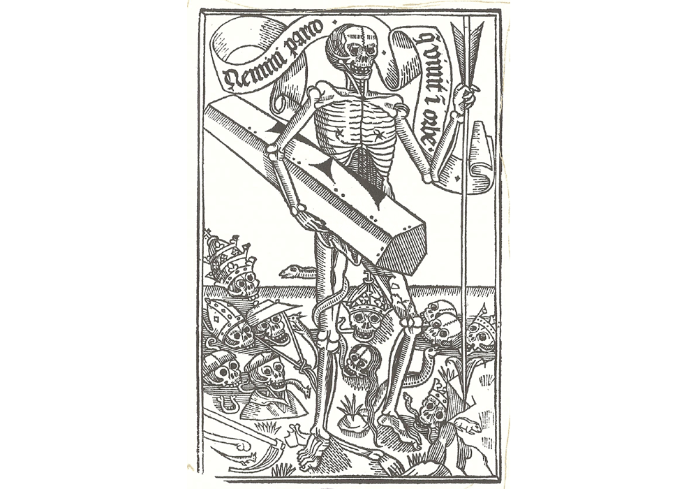 Cordial cuatro postrimeras-García Santamaría-Hurus-Incunabula & Ancient Books-facsimile book-Vicent García Editores-2 Engraving Death
